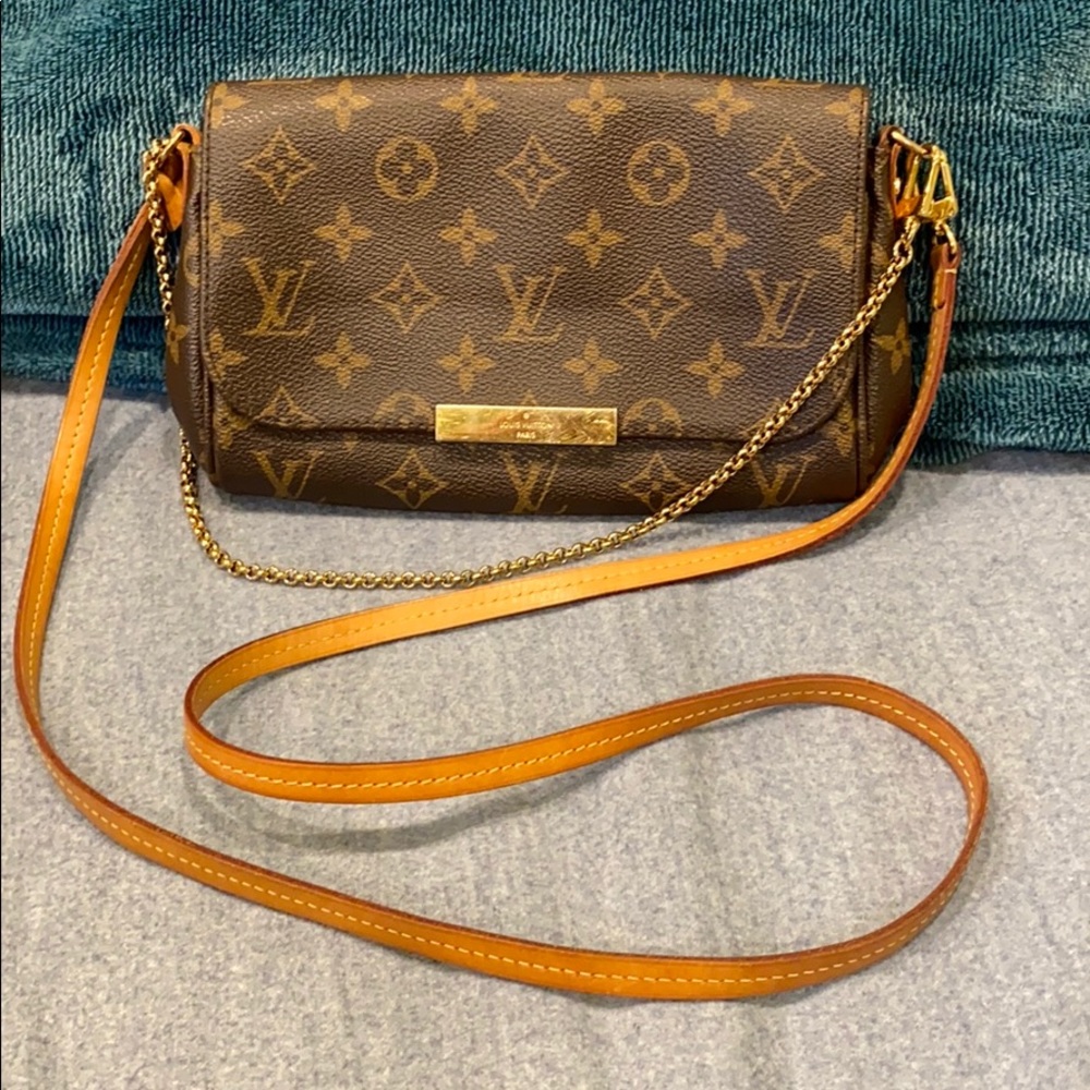 Louis Vuitton Monogram Brown and Tan Crossbody Bag